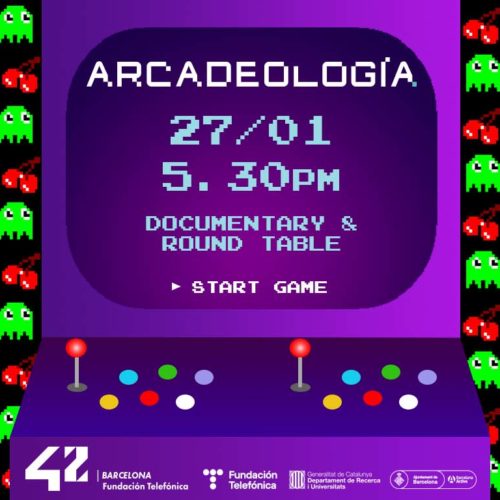 Arcadeología: videojuegos de ayer y de hoy en 42 Barcelona