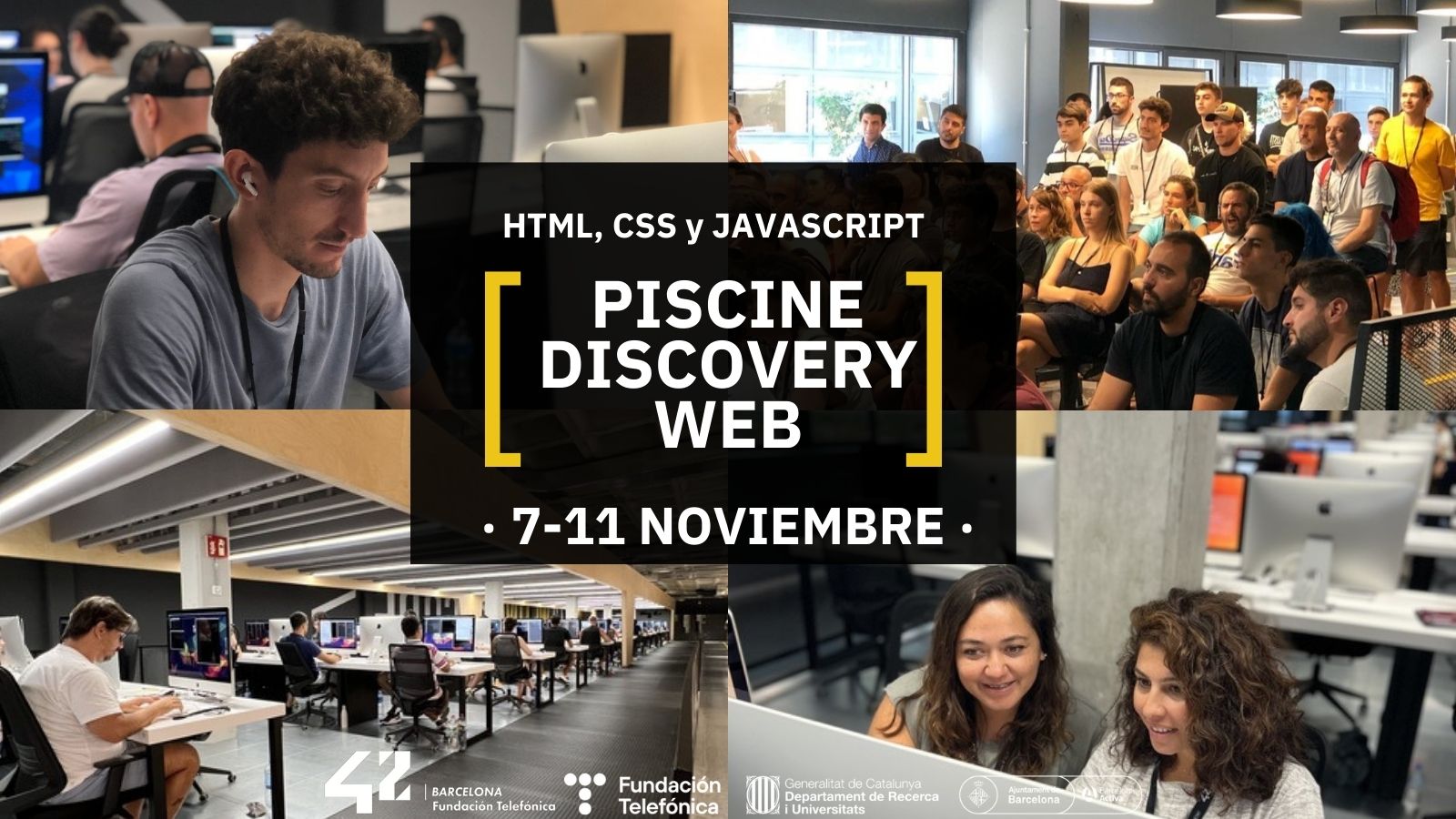PISCINE DISCOVERY WEB: APRENDE HTML, CSS<br /> Y JAVASCRIPT