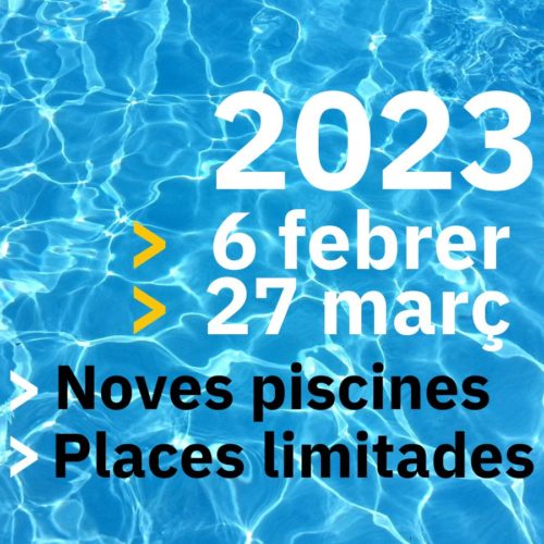 Noves dates de piscines al 2023